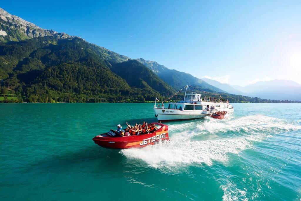 Chalet Mignon - Your Vacation Oasis At Lake Brienz Bönigen Kültér fotó